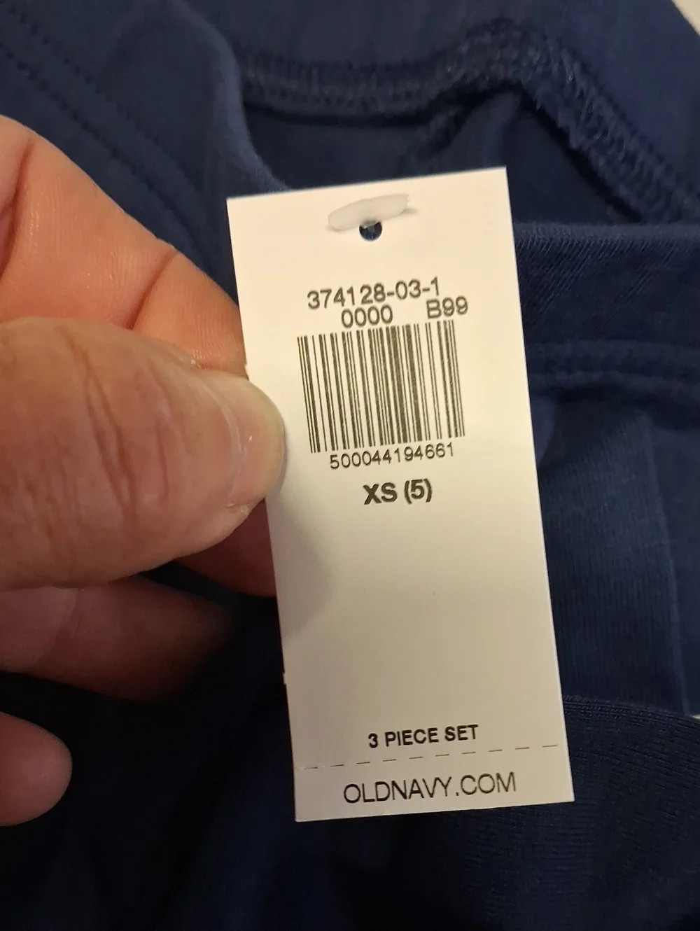 NWT 3 Pc. Set Old Navy Kids Navy Stretch Leggings -